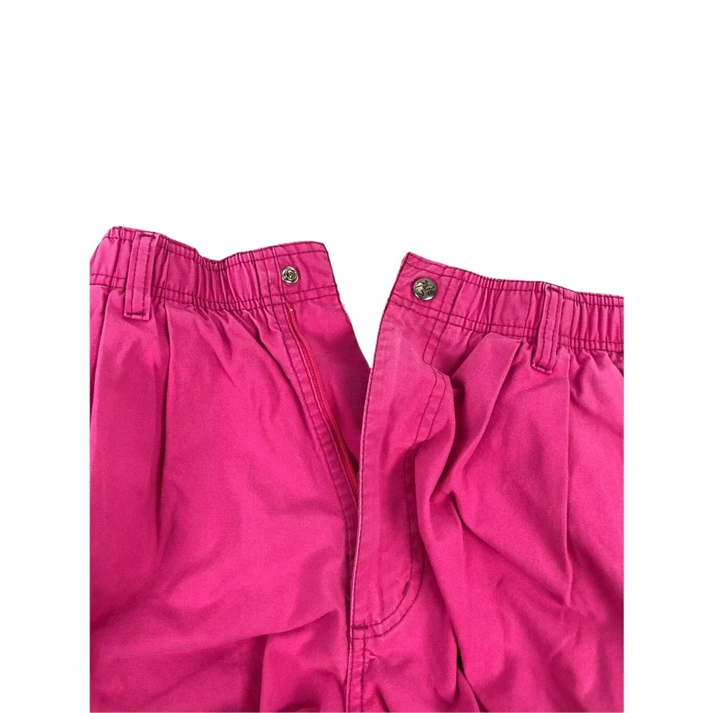 Ocean Pacific OP Men's Large Cotton Shorts Long Riders Surfer Pink Vintage Rare